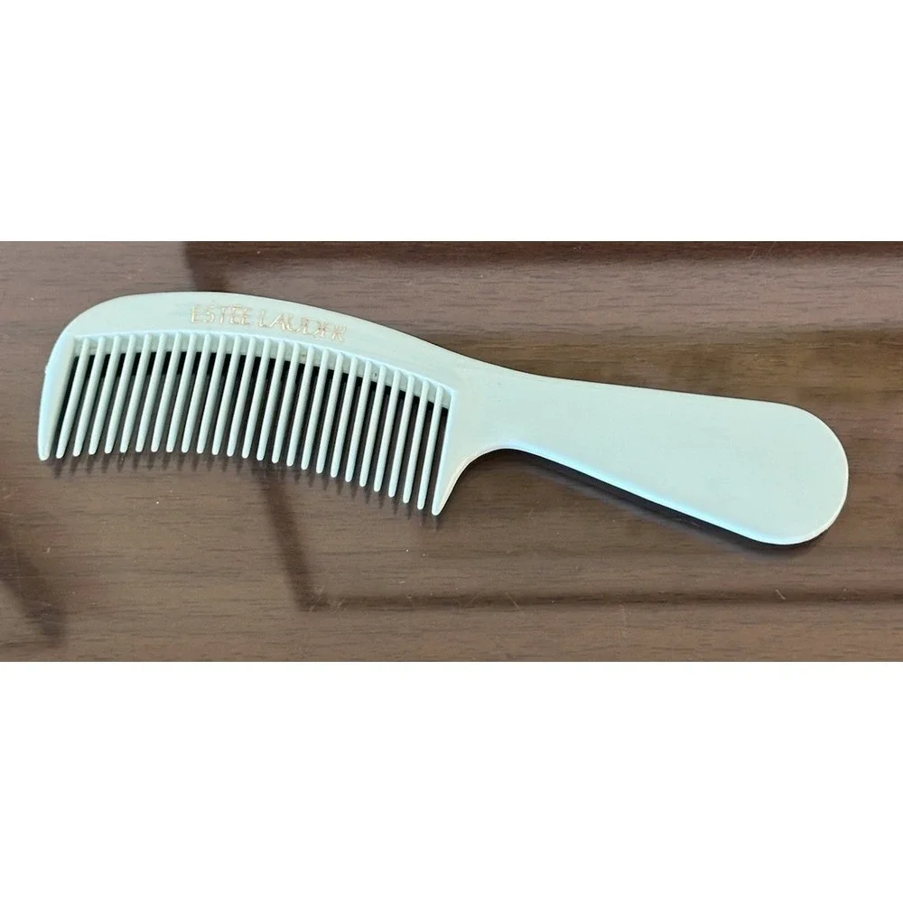 Estee Lauder Comb‎ Small Travel Purse Baby Blue Vintage